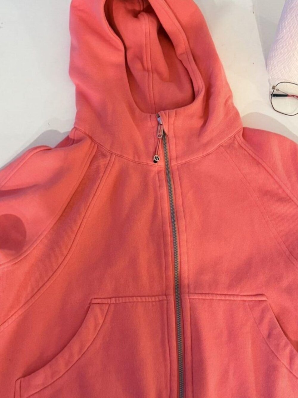 Lululemon Scuba Full-Zip Hoodie Sakura Pink M/L